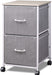 Rolling File Cabinet for Home Office, Grey