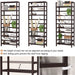 Adjustable 6-Tier Bamboo Bookshelf Organizer