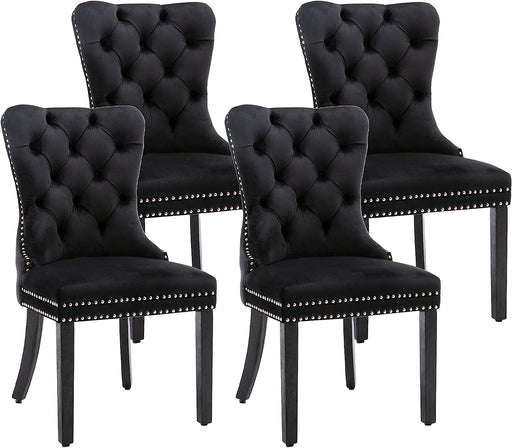 Nikki Collection Velvet Chairs 4
