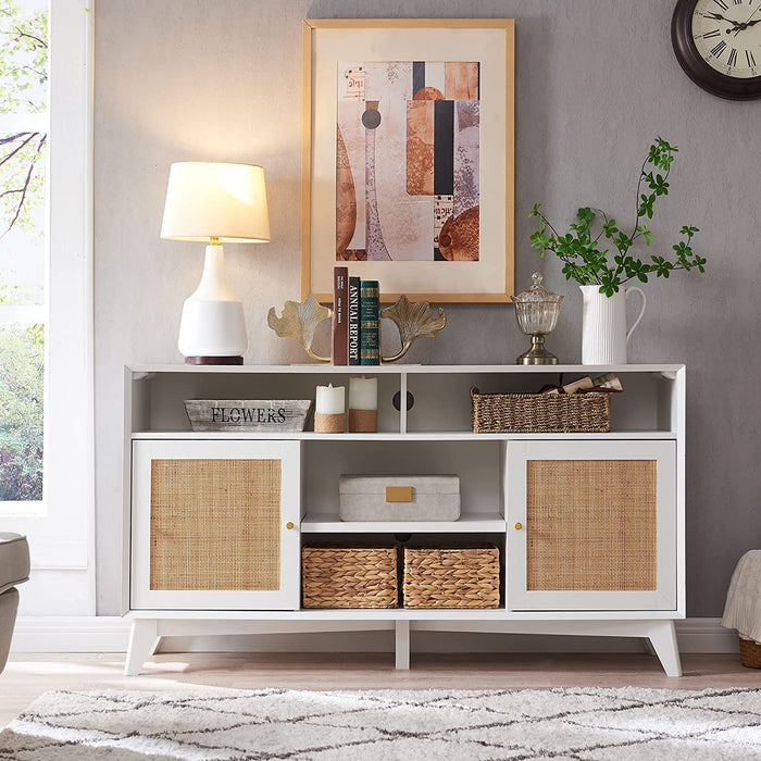 Boho tv stand on sale 65 inch