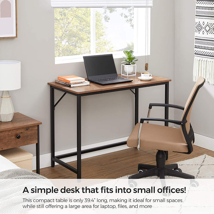 Industrial Style Writing Desk for Home Office