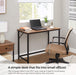 Industrial Style Writing Desk for Home Office