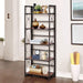 Folding Bookshelf: Metal Organizer for Home Decor