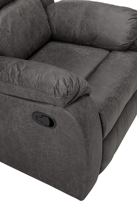 Michelle Gliding Recliner in Slate and Black