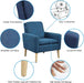 Blue Upholstered Accent Chair for Living Room