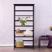 Espresso 5-Shelf Mission Bookcase