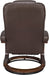 RV Euro Chair Recliner Modern Design, Mahogany