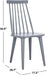 Grey Spindle Farmhouse Chairs