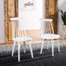 White Spindle Farmhouse Chairs