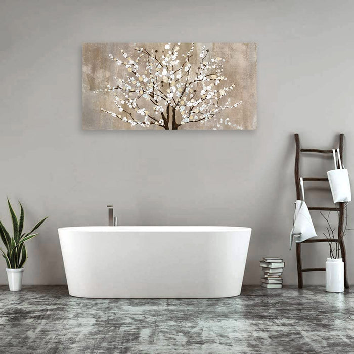 Elegant Plum Blossom Canvas Art for Home Decor