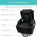 Electric Power Lift Recliner Massage Chair (Black)