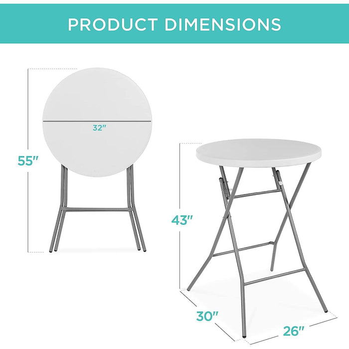 Bar Height Folding Table for Indoor/Outdoor Use