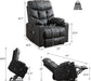 Power Lift Recliner Chair for Elderly, Leather