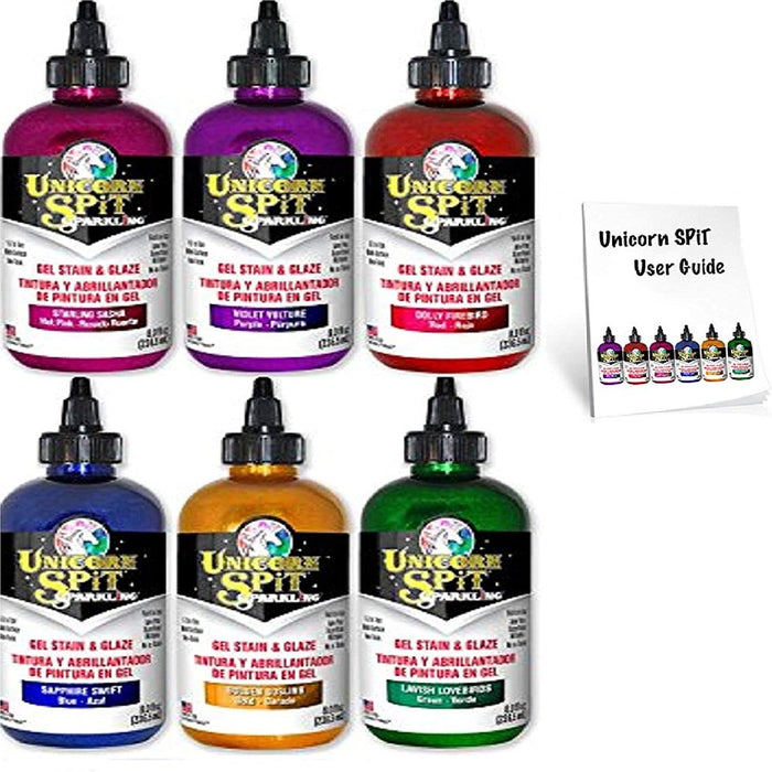 - Gel Stain & Glaze - 20 Complete Paint Collection - 8Oz Original and Sparkle Collection