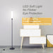 Floor Lamp with Remote Control, Stepless Adjustable