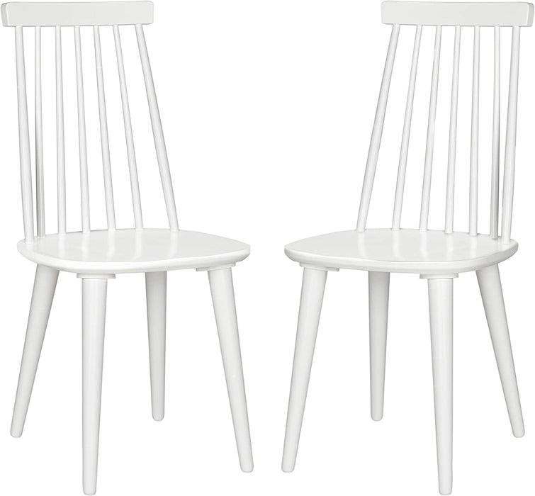 White Spindle Farmhouse Chairs