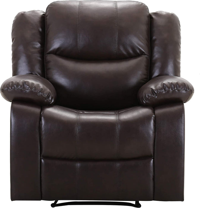 Brown Leather Recliner Chair