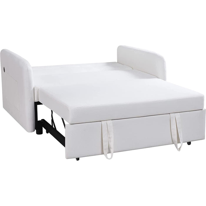 Convertible Sofa Bed with USB and Pockets