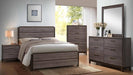 6-Pc Antique Grey Wood King Size Bedroom Set