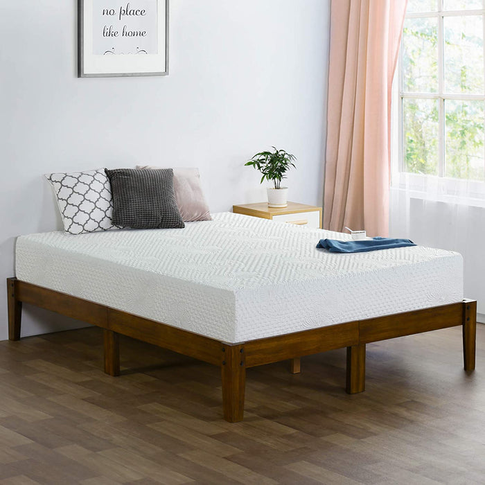 White Plush Full Memory Foam Mattress