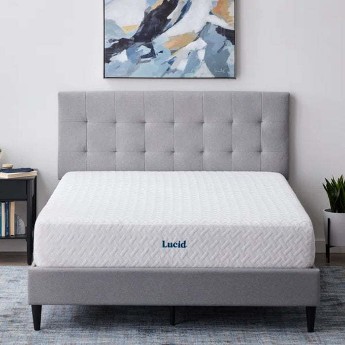 Lucid Comfort 10'' Plush Gel Memory Foam Mattress