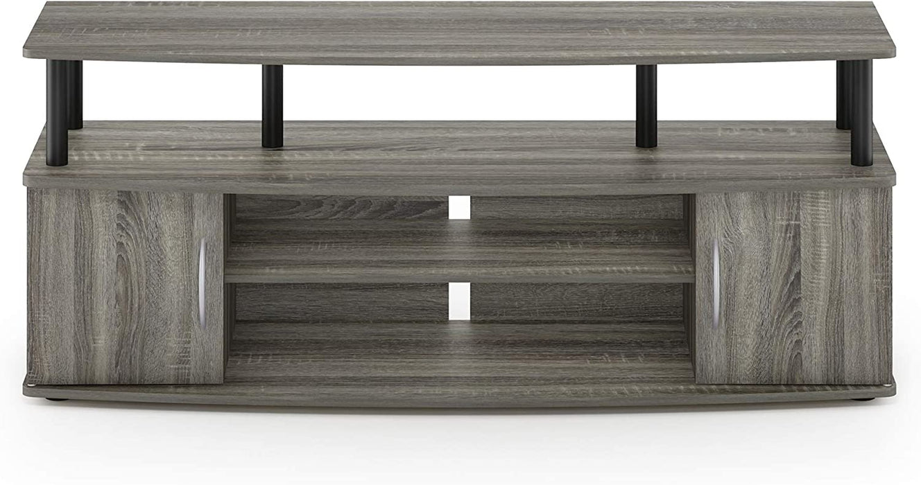 55 Inch TV Stand in French Oak Grey/Black