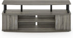 55 Inch TV Stand in French Oak Grey/Black