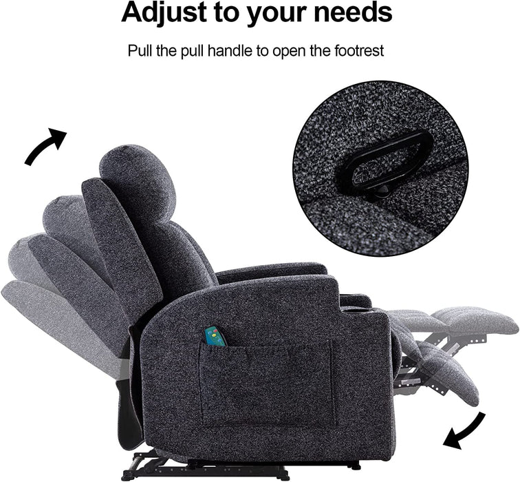 Manual Massage Recliner Chairs with Heat for Living Room