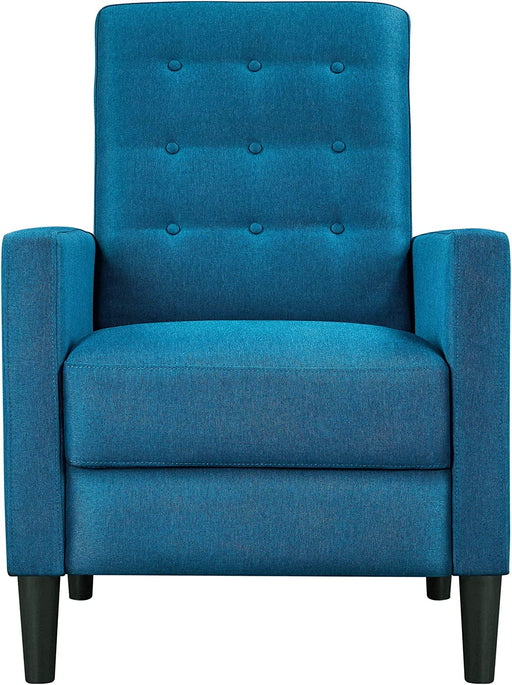 Fabric Recliner Chair Adjustable, Blue