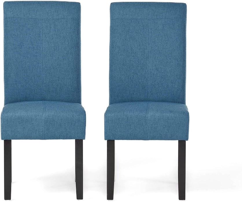 Set of 2 Pertica Fabric Dining Chairs, Blue