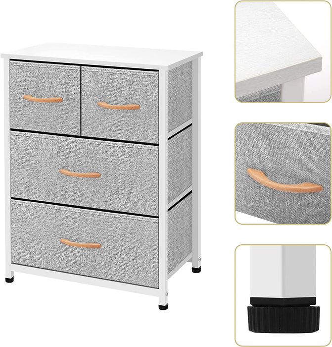 Large Light Grey Standing Chest