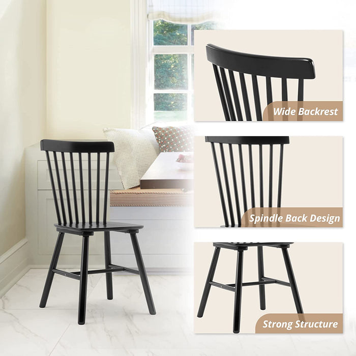 Black Windsor Spindle Chairs