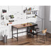 47″ Desk with Drawers and Shelves for Home Office