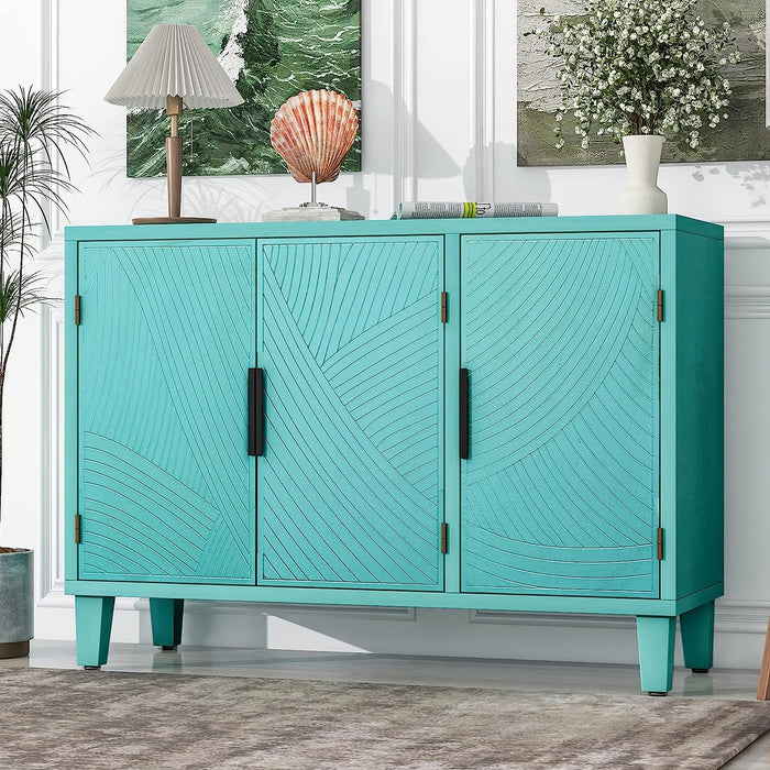 Antique Green Accent Sideboard