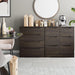 Modern 4 Drawer Dresser with Cut-Out Handles