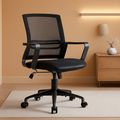 Ergonomic Mid-Back Office Chair with Lumbar Support