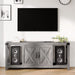 Farmhouse Grey TV Stand for 50-65 Inch Tvs