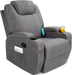 Executive Electric Massage Recliner Chair (Gray)