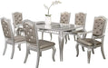 Button Tufted Dining Table Set