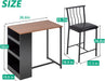 Dining Room Table Set for Small Spaces, 2 People