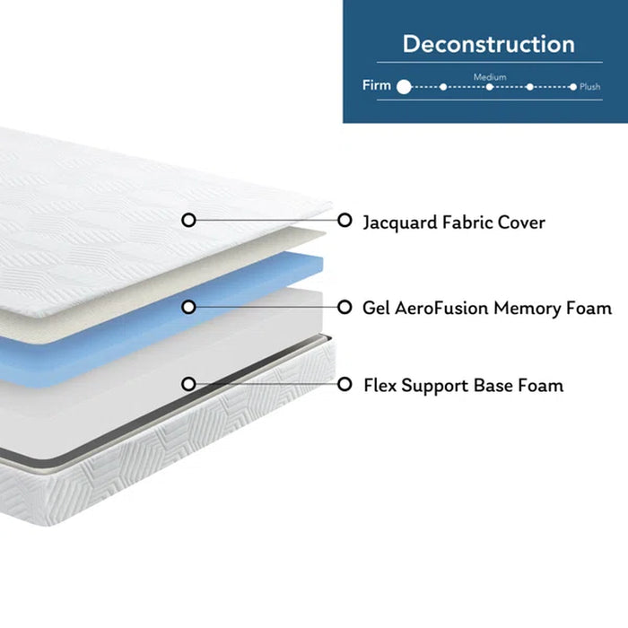 6" Firm Memory Foam Mattress