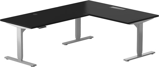 Electric L-Shaped Standing Desk with Triple Motor