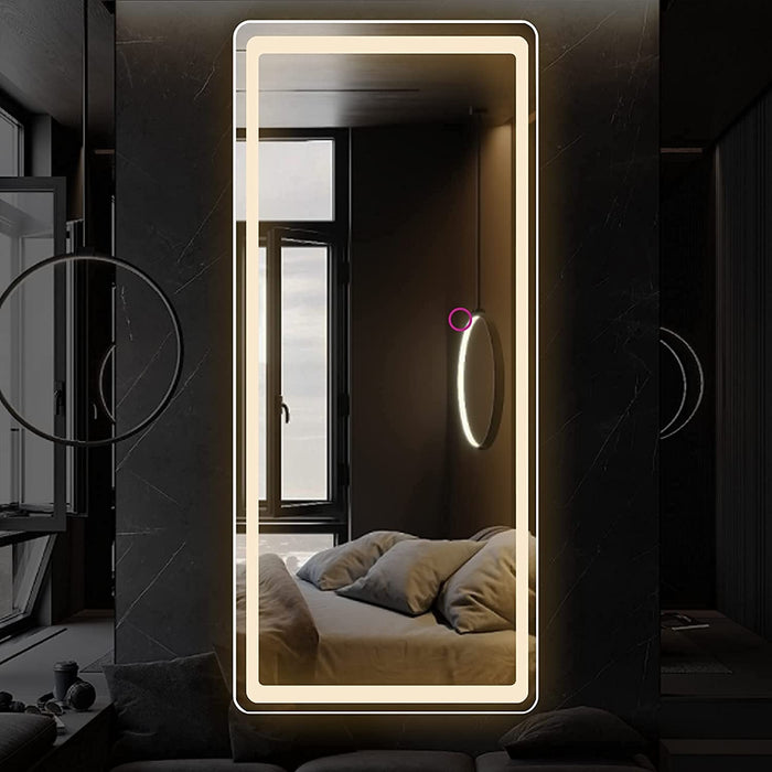 40″X 18″ LED Lighted Wall Mounted Mirror