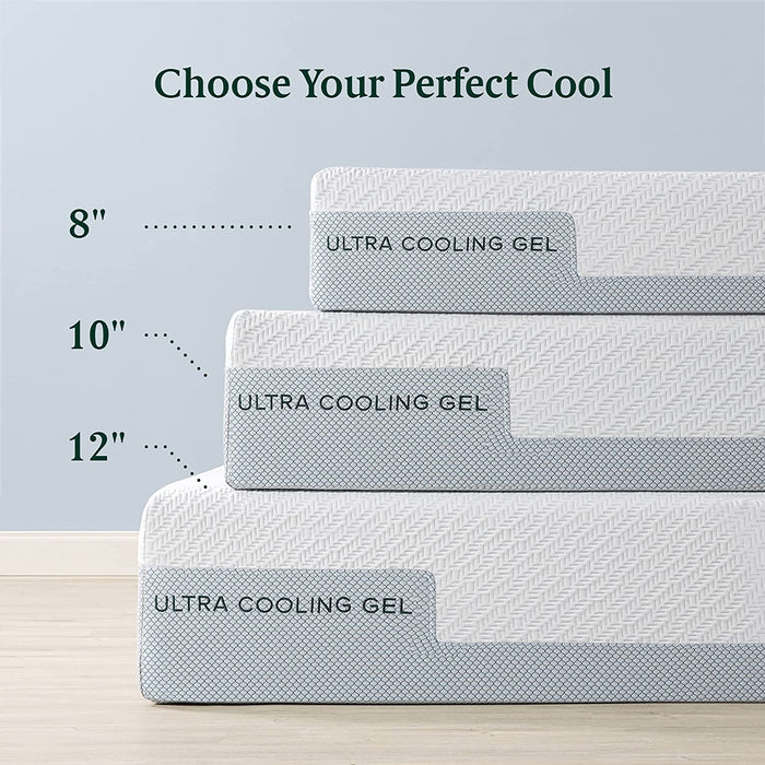 Queen Size Cooling Gel Memory Foam Mattress