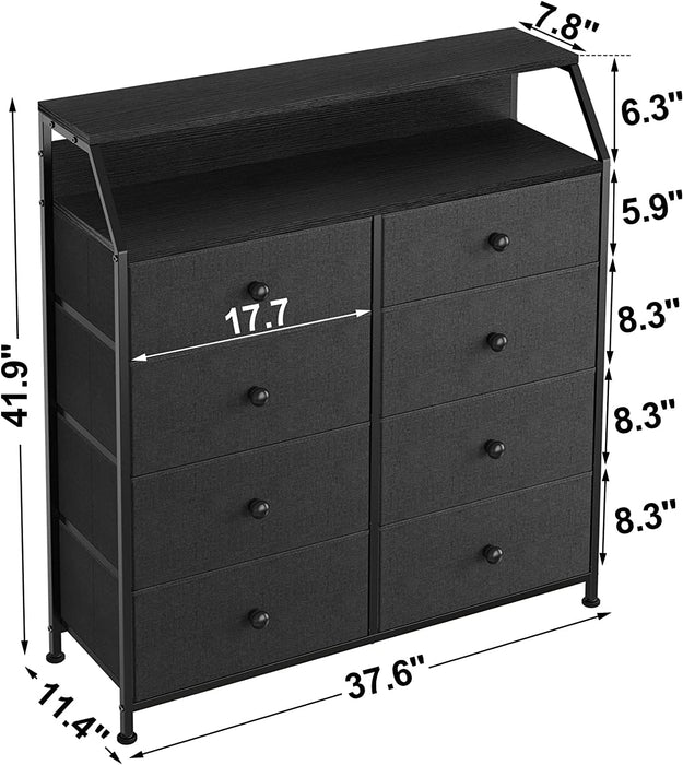 Large 8 Drawer Dresser with Additional Organizers