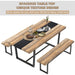 Large 6-8 Seat Farmhouse Modern Kitchen Dining Table