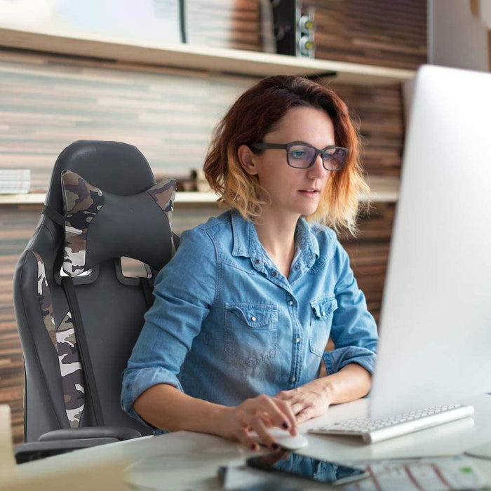 Ergonomic Swivel Chair with Lumbar Support