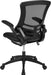 Black Mesh Swivel Office Chair with Arms