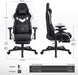 Ergonomic Gaming Chair with Massage and Footrest