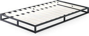 Joseph Metal Platform Bed Frame, Wood Slat Support